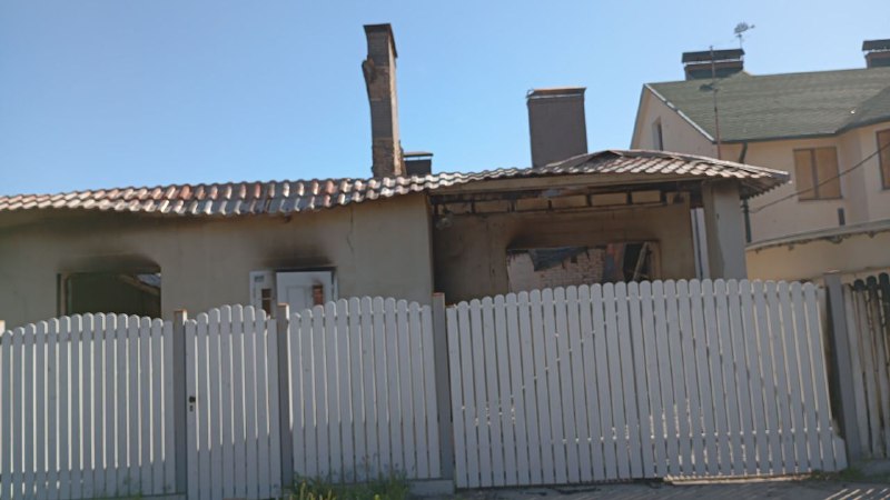 Оштећења у Великој Лепетихи у Херсонској области као последица бомбардовања