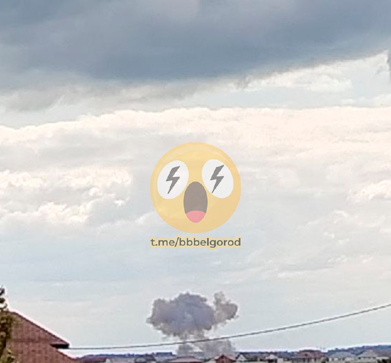 Wielka eksplozja w pobliżu Streletskoje w obwodzie biełgorodskim