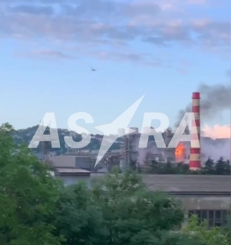 Drones atacaram a refinaria em Tuapse, Krasnodar Krai