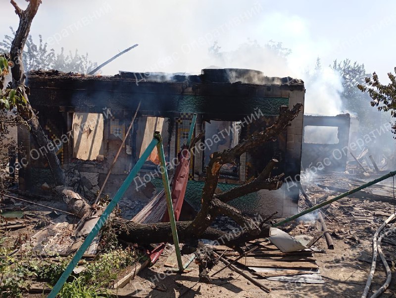 В результате обстрела в Кураховке Донецкой области погиб один человек