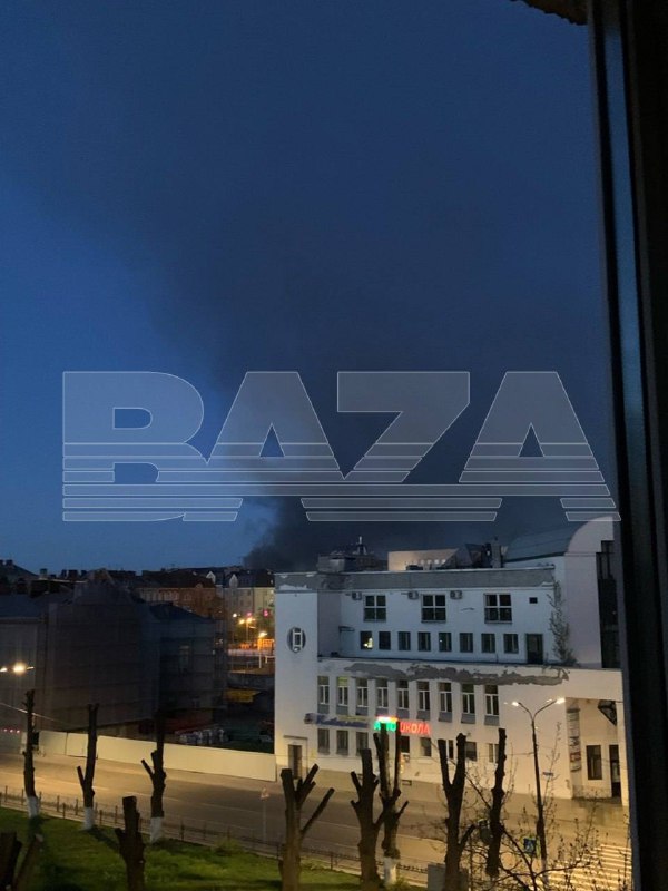 Pożar składów ropy w Wyborgu po zgłoszeniu eksplozji w mieście