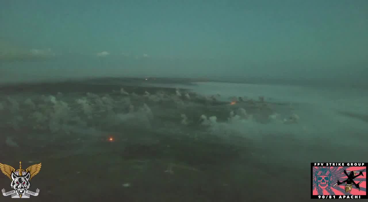 俄罗斯军队使用 TOS-1 和 MLRS GRAD 炮击卢甘斯克地区的 Bilohorivka