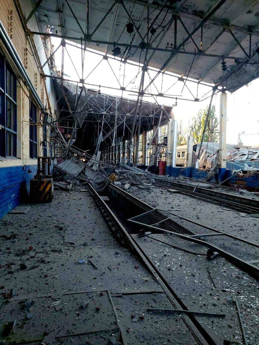 El ejército ruso atacó la infraestructura ferroviaria en la región de Kharkiv durante la noche