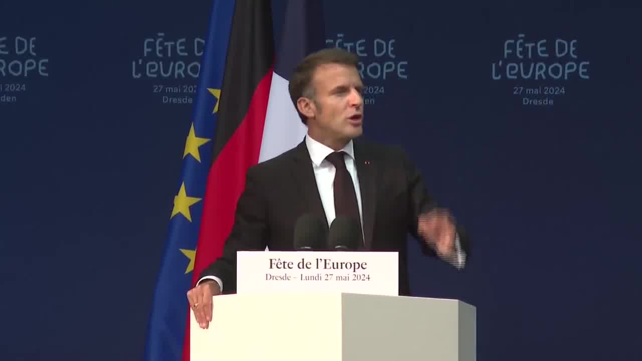 „Wir werden so lange und so viel wie nötig weitermachen, um der Ukraine bei der Verteidigung zu helfen, sagt Emmanuel Macron