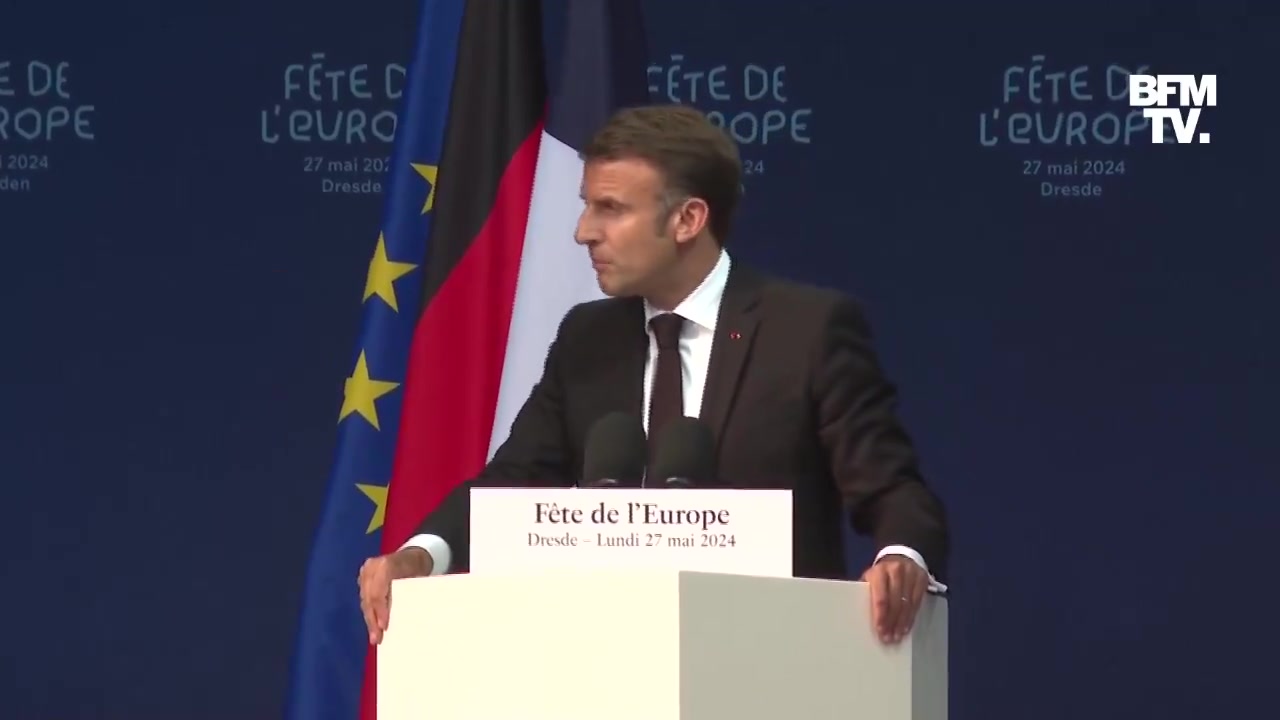 Emmanuel Macron: We are not waging war on Russia and its people. We, Europeans, we want peace.