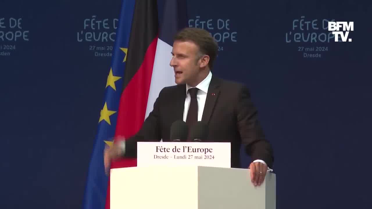 Emmanuel Macron: No estamos librando una guerra contra Rusia y su pueblo. Nosotros, los europeos, queremos la paz.