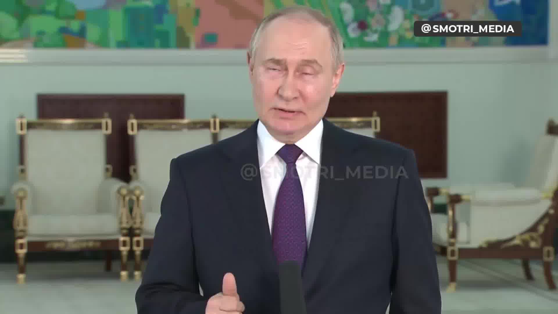 Poetin zegt dat de Verchovna Rada van Oekraïne legitiem is en dat de voorzitter van de Verchovna Rada de waarnemend president zou moeten zijn