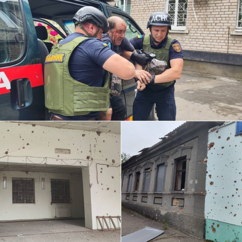 Duas pessoas feridas em consequência de bombardeio em Nikopol