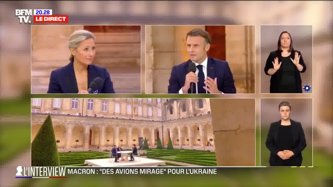 Emmanuel Macron: Since the first day, the Russians have threatened. We are organized to face all risks