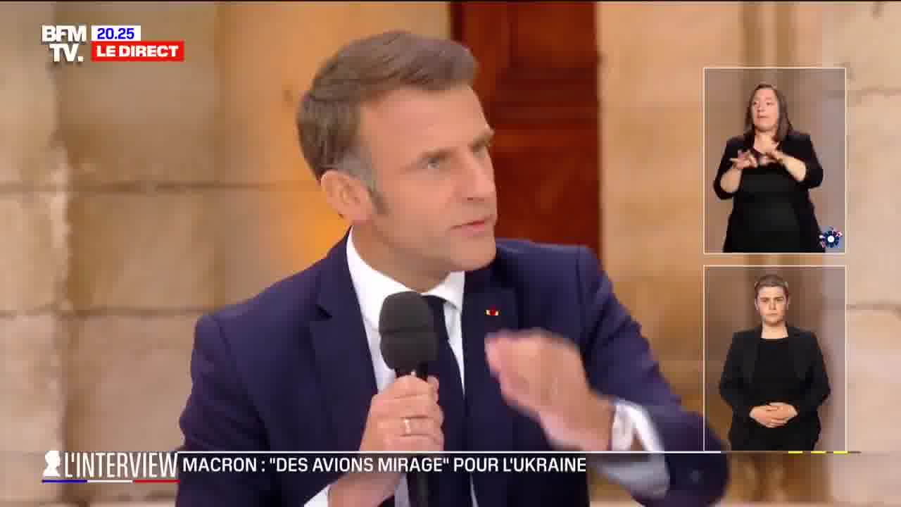 „Границу поставља оно што Руси раде, – одговара Емануел Макрон на питање о употреби француског оружја од стране Украјинаца на руском тлу