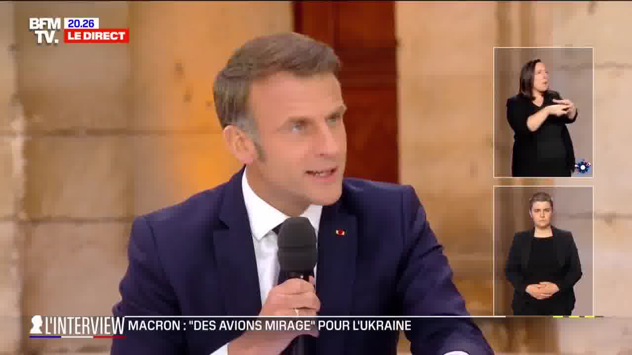 „Границу поставља оно што Руси раде, – одговара Емануел Макрон на питање о употреби француског оружја од стране Украјинаца на руском тлу