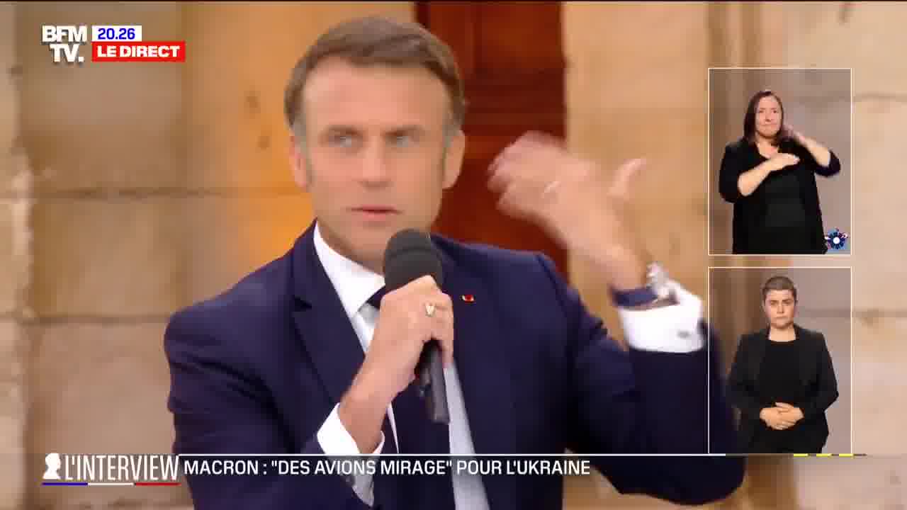„Границу поставља оно што Руси раде, – одговара Емануел Макрон на питање о употреби француског оружја од стране Украјинаца на руском тлу
