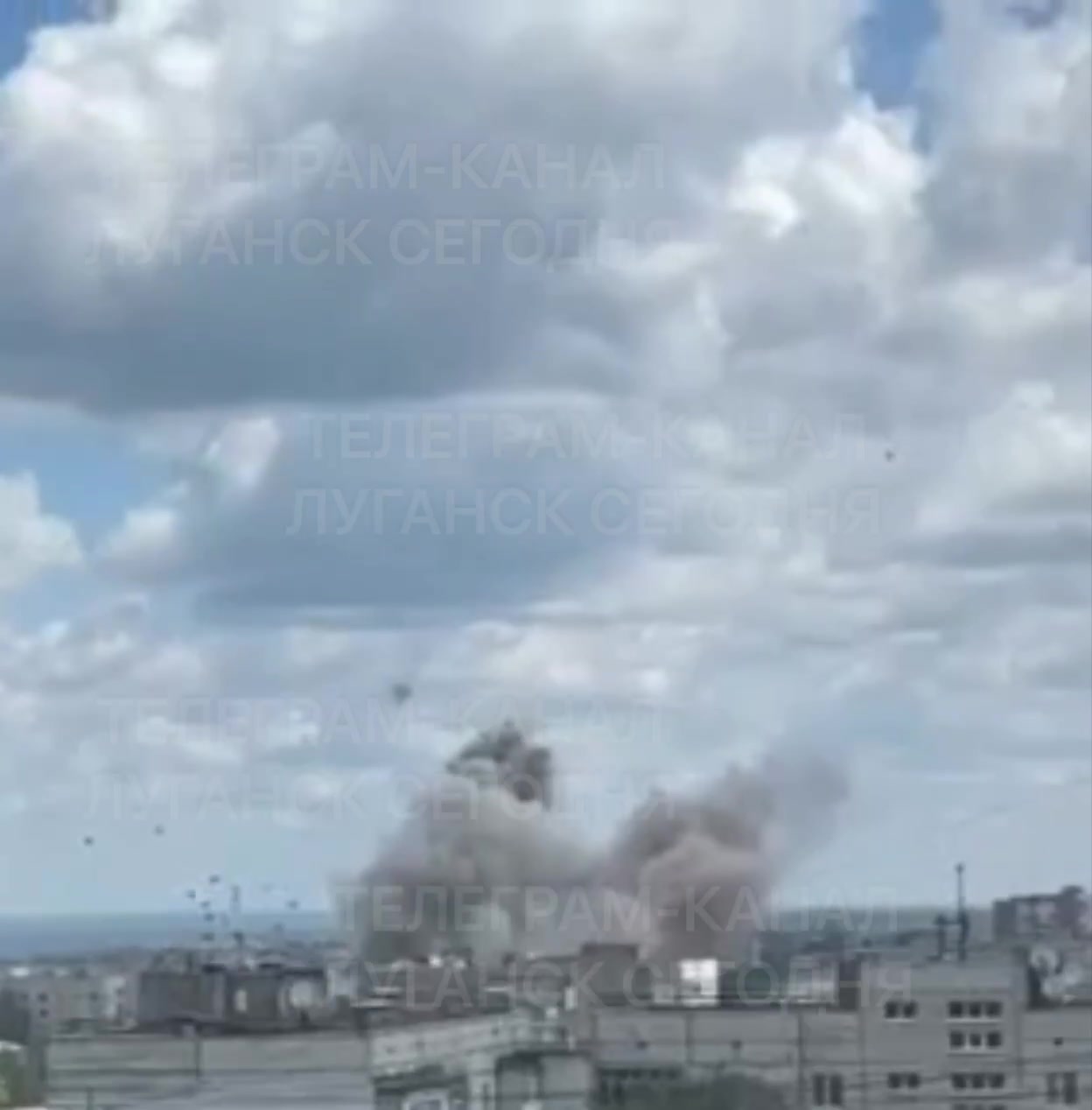 Raketni napadi na Lugansk
