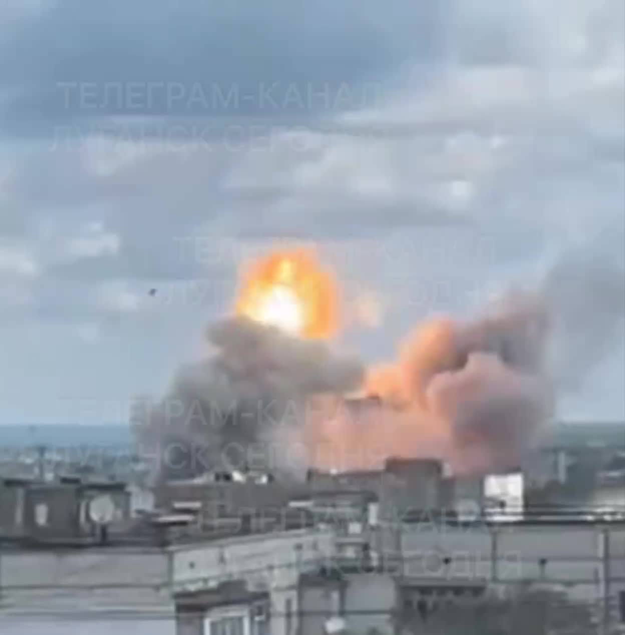 Raketenangriffe in Luhansk