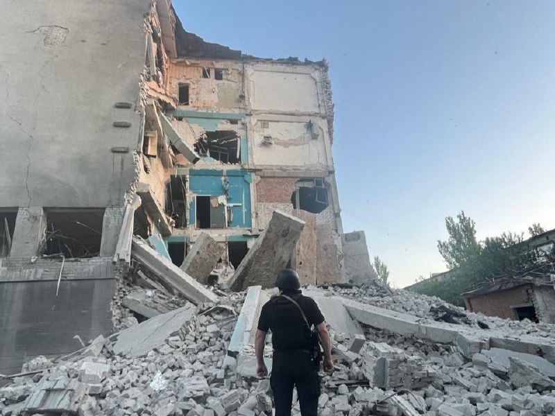 5 Personen bei russischem Luftangriff in Kostjantyniwka in der Region Donezk verletzt