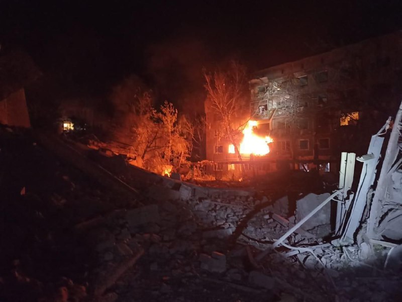 Vijf personen raakten gewond als gevolg van een Russische luchtaanval in Kostiantynivka in de regio Donetsk