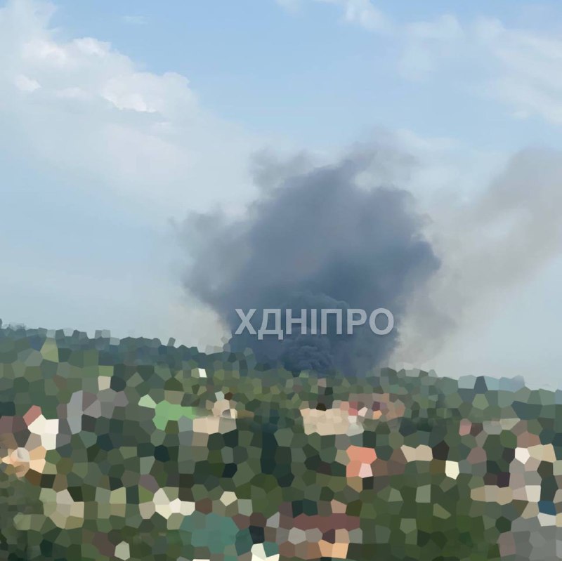 In der Nähe der Stadt Dnipro wurden Explosionen gemeldet