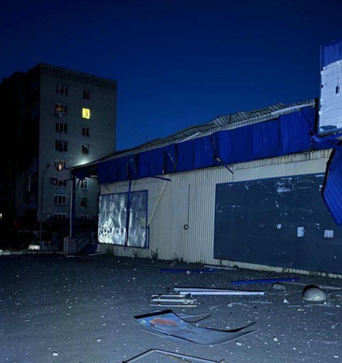 Разрушения в Селидово в результате ночного российского обстрела