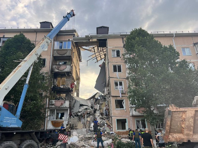 Według władz lokalnych liczba ofiar śmiertelnych w zawalonym budynku w Schebekino w obwodzie biełgorodskim wzrosła do 5