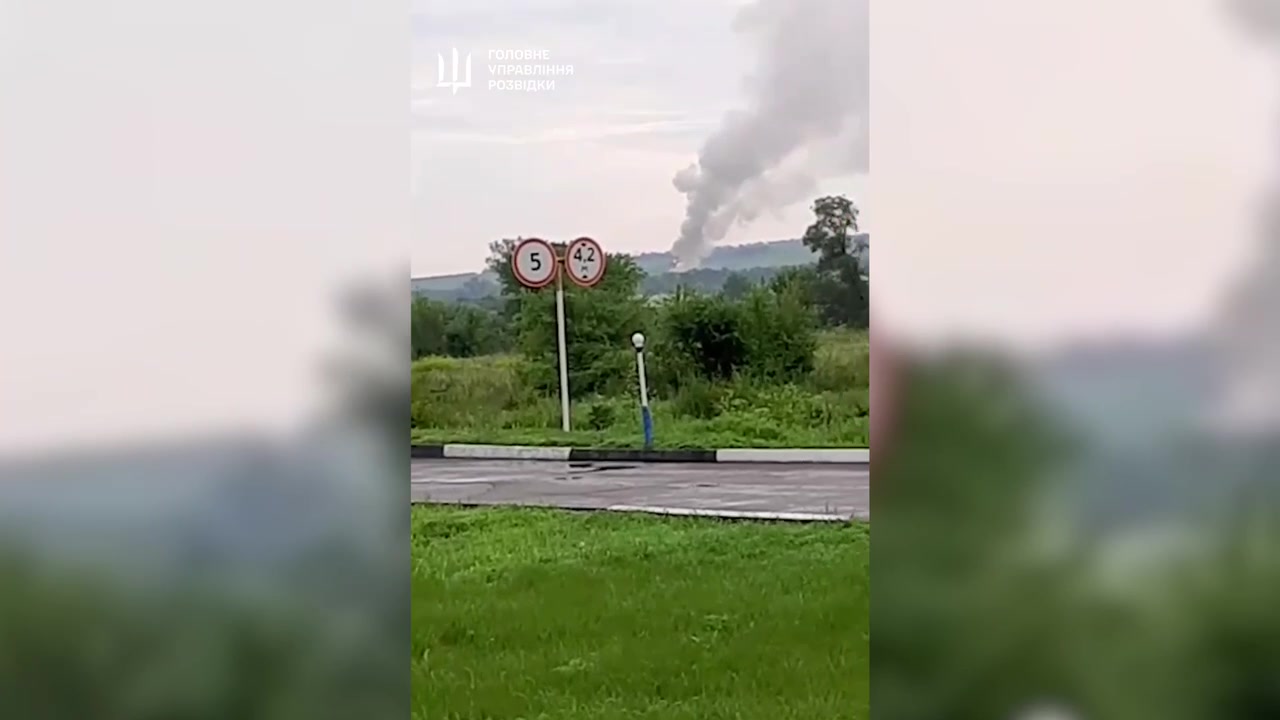 Ukrainos karinė žvalgyba tvirtina, kad bepiločio lėktuvo ataka lauko šaudmenų sandėlyje Voronežo srities Olchovatkos rajone