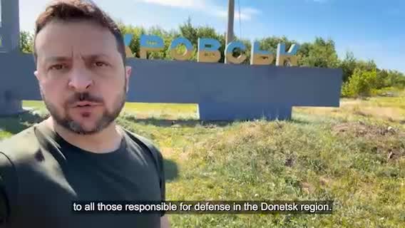 Prezidents Zelenskis: Doņeckas apgabals. Kopā ar mūsu karotājiem, kopā ar virspavēlnieku Syrskyi un jauno Apvienoto spēku komandieri ģenerāli Hnatovu. Šodien es oficiāli iepazīstināju ar Andri Hnatovu visus, kas ir atbildīgi par aizsardzību Doņeckas apgabalā