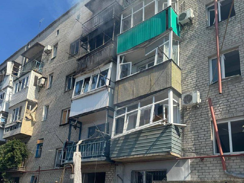 إصابة شخص نتيجة القصف على قرية ياسينوف التابعة لتجمع بوكروفسك