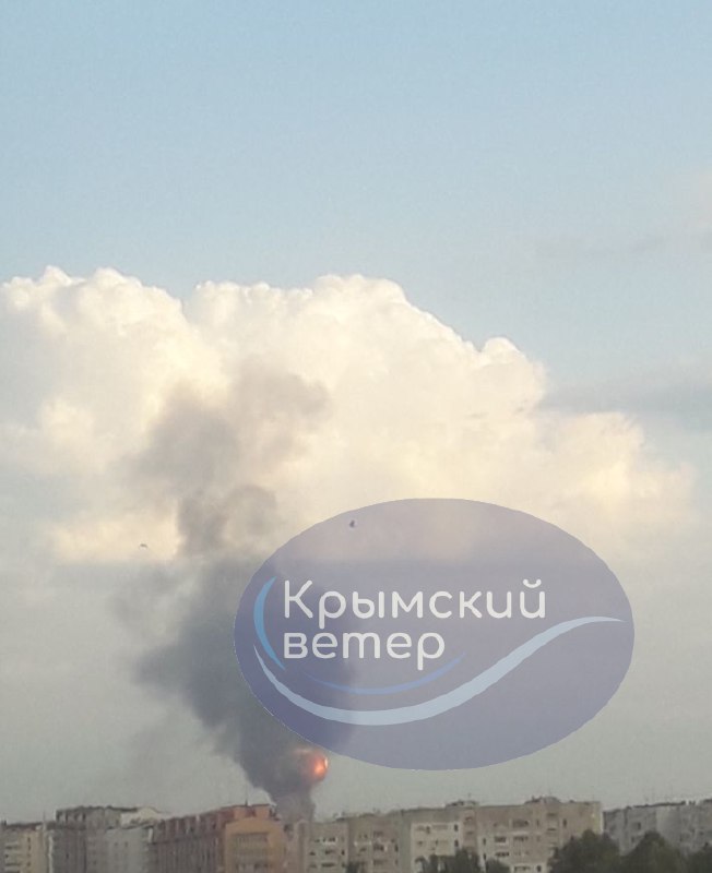 Es van informar d'explosions a la unitat militar prop de Fiolent, prop de Sebastopol