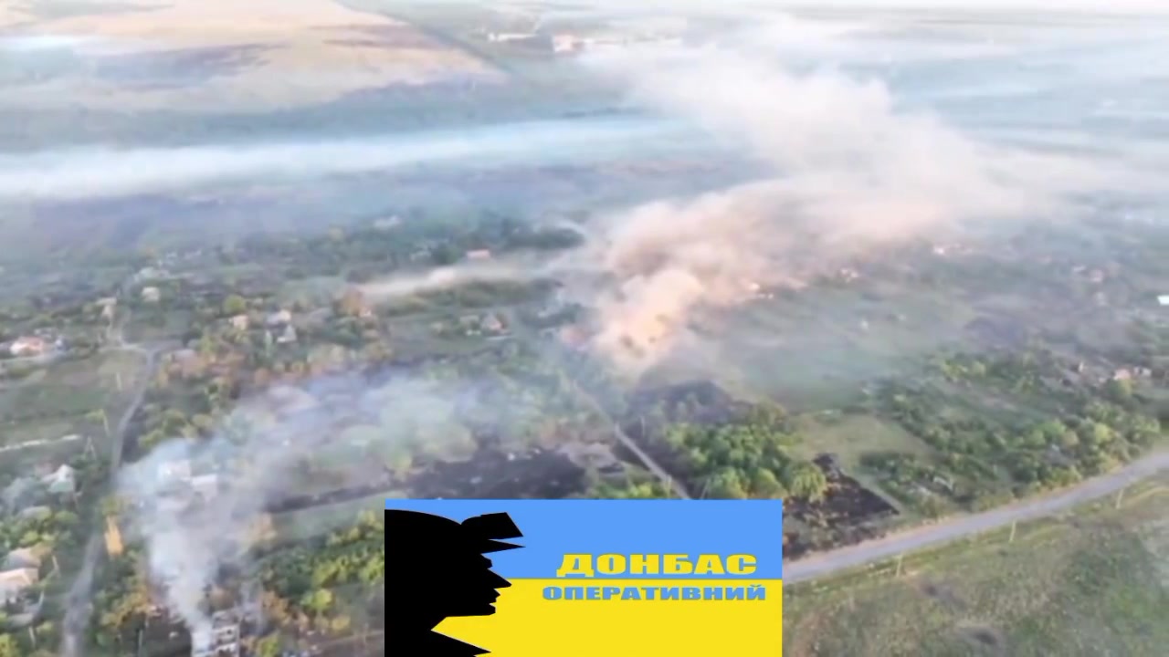 Russian army shelling New York in Donetsk region with MLRS TOS