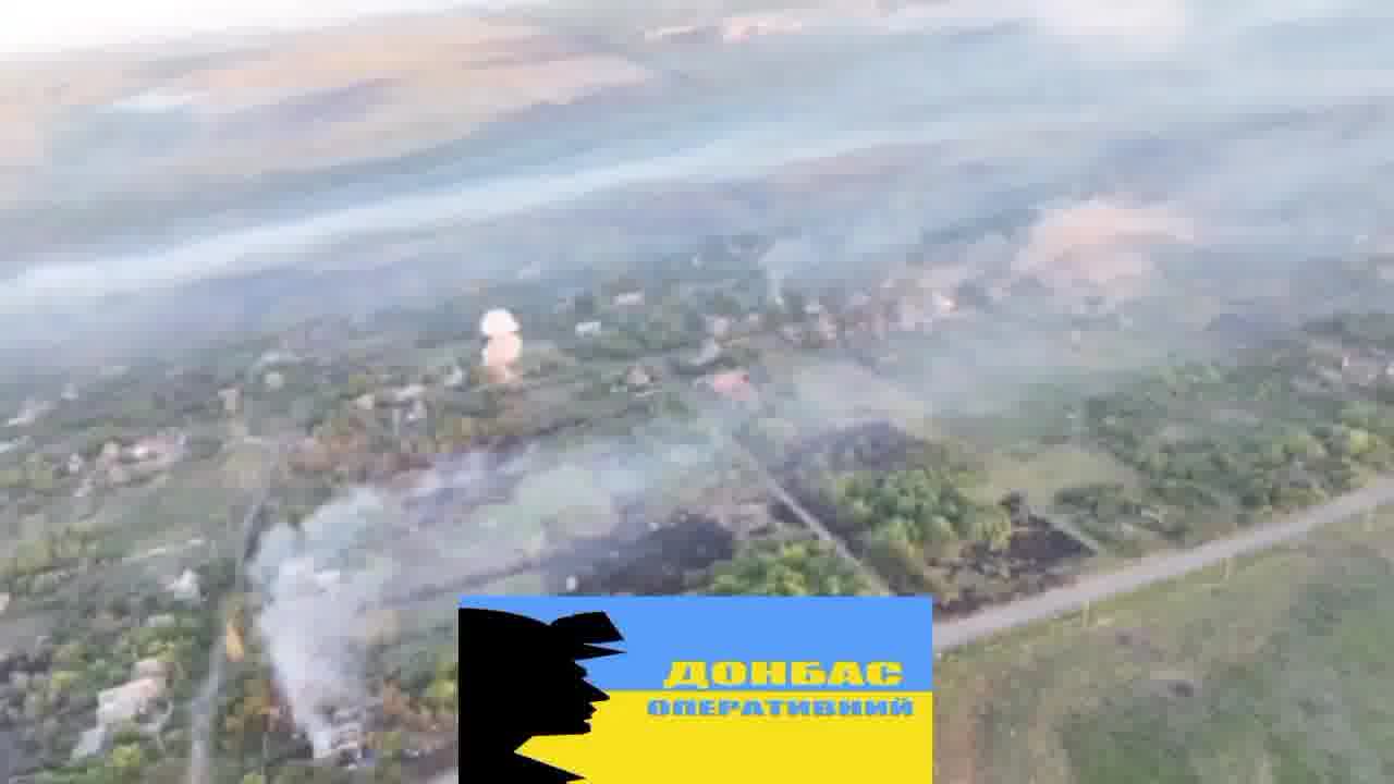 Russian army shelling New York in Donetsk region with MLRS TOS