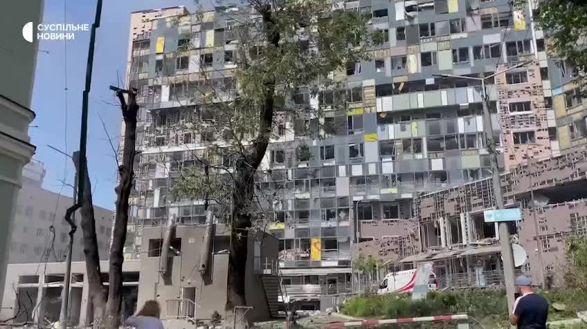 Distruzione dell'ospedale pediatrico Okhmatdyt di Kyiv a seguito dell'attacco missilistico russo
