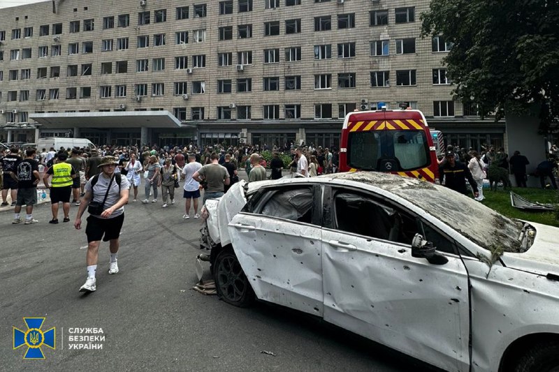 Ermittler stellen fest, dass eine Kh-101-Rakete das Ochatdyt-Kinderkrankenhaus in Kiew getroffen hat