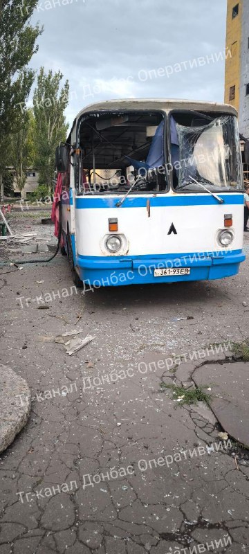 A coal mine damaged and there are wounded as result of Russian bombardment at Novoekonomichne in Donetsk region