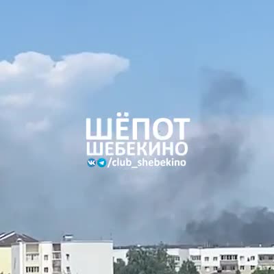 Belgorod bölgesindeki Şebekino'da bir konut hasar gördü