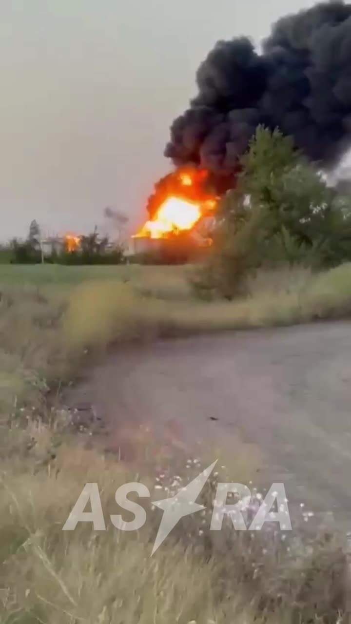 Dronai užpuolė naftos bazę netoli Rostovo srities Tsimliansko