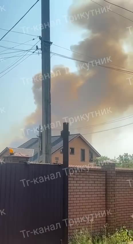 Explosions and fire reported in Luhansk