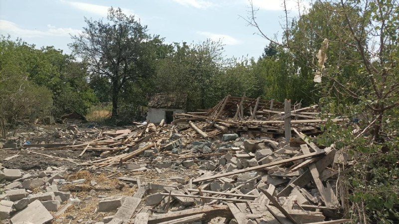 Dos personas resultaron heridas en un ataque aéreo con dos bombas planeadoras en Rozdolne, región de Donetsk