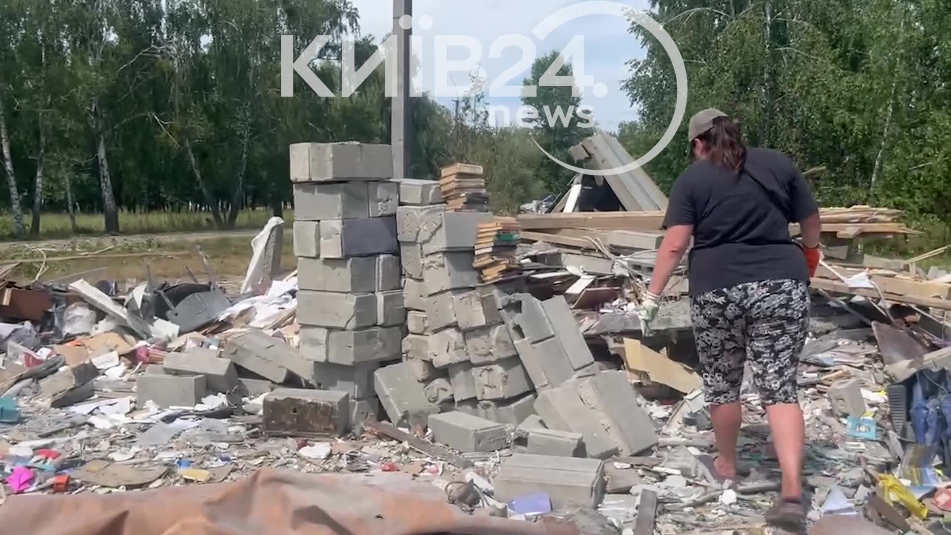 Zniszczenia w obwodzie wyszhorodskim obwodu kijowskiego w wyniku nocnych ataków dronów