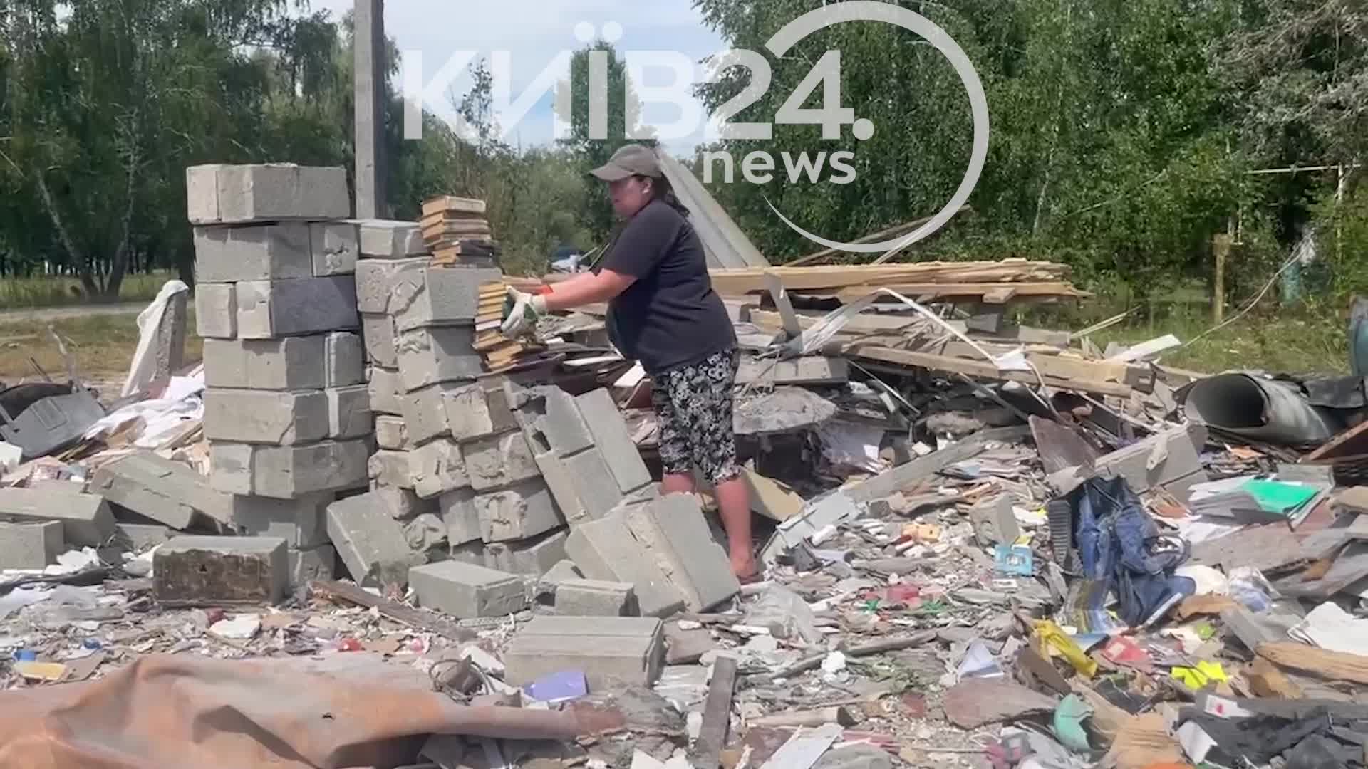 נזק במחוז וישהורוד שבאזור קייב כתוצאה מתקיפות רחפנים במהלך הלילה