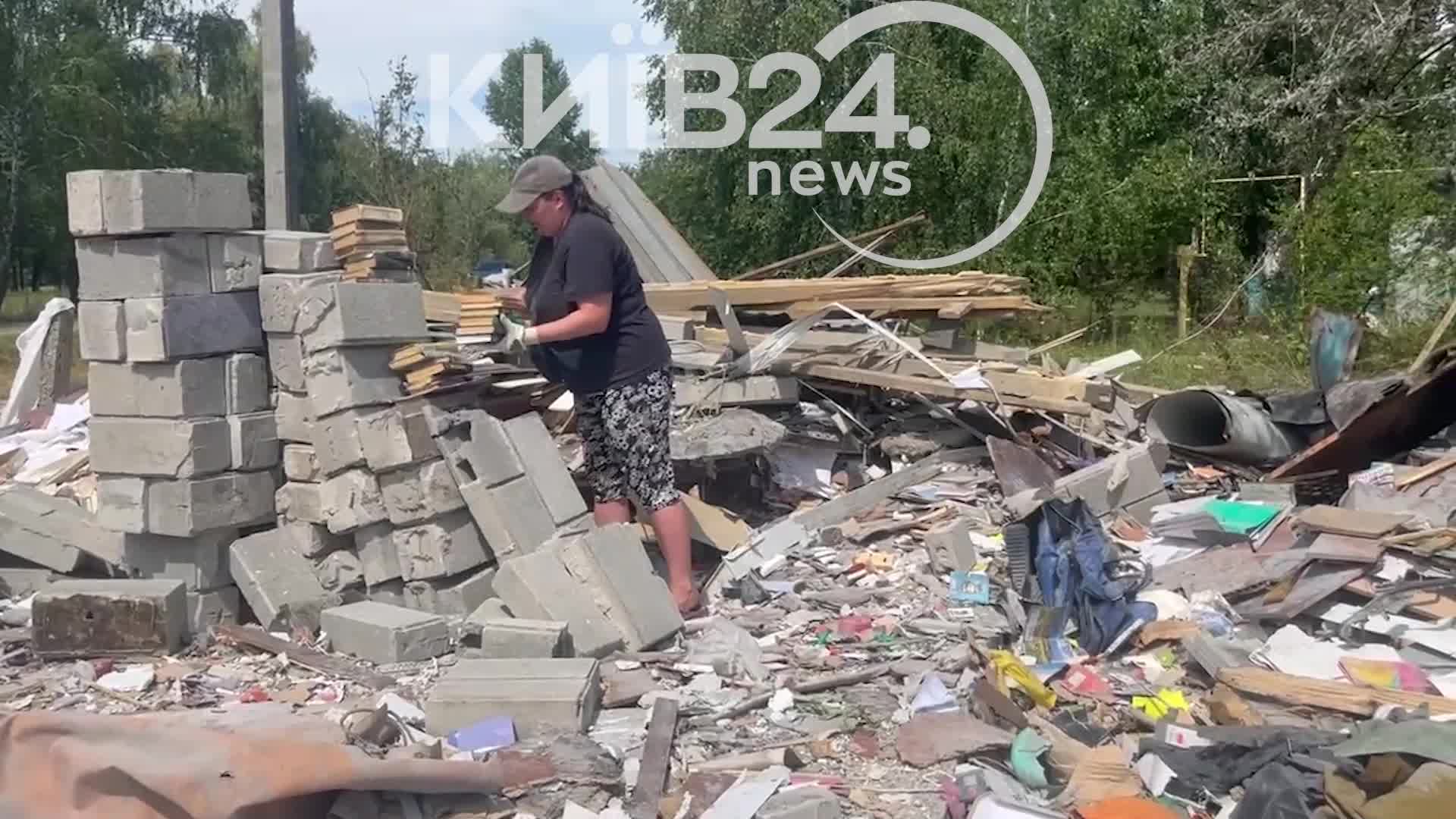 Щети в район Вишгород в Киевска област в резултат на удари с дрон през нощта