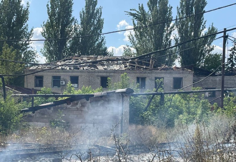 Drone strike reported this morning in Ukrainsk of Donetsk region