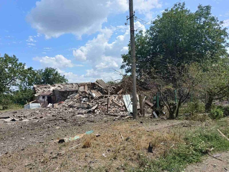 Hava saldırısı Pokrovsk bölgesindeki Mykolaivka'yı hedef aldı