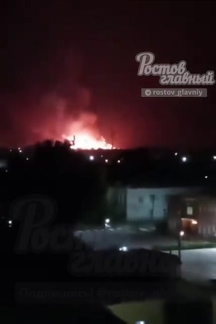 Els drones van impactar contra l'aeròdrom de Morozovsk, a la regió de Rostov, a Rússia. Segons la font, els dipòsits de combustible i els magatzems van ser atropellats. El foc i les explosions són massius