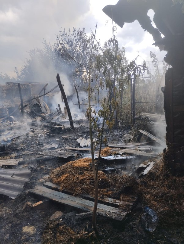 Російська армія обстріляла село Одноробівка з РСЗВ ГРАД.