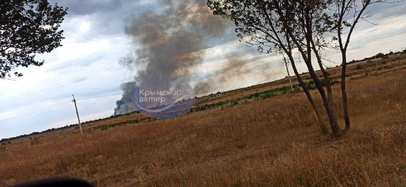 У акупаваным Крыме каля аэрадрома Акцябрскае прагрымелі выбухі