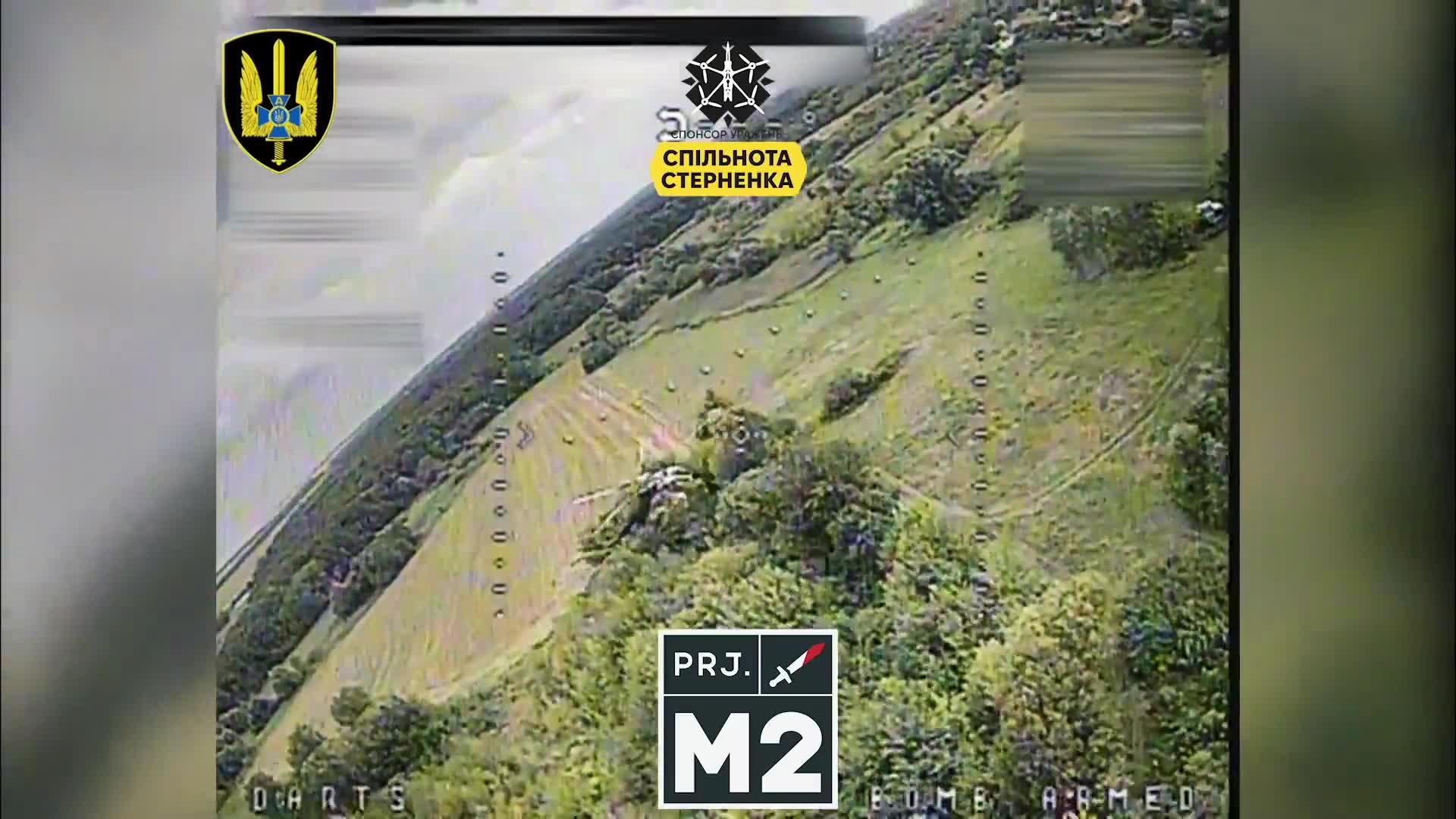 Video: Ukrainsk FPV-drönare riktade in sig på rysk Mi-8-helikopter över Kursk-regionen