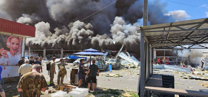 Mažiausiai 7 žmonės buvo sužeisti per Rusijos bombardavimą Donecko srities Kostiantynivkoje