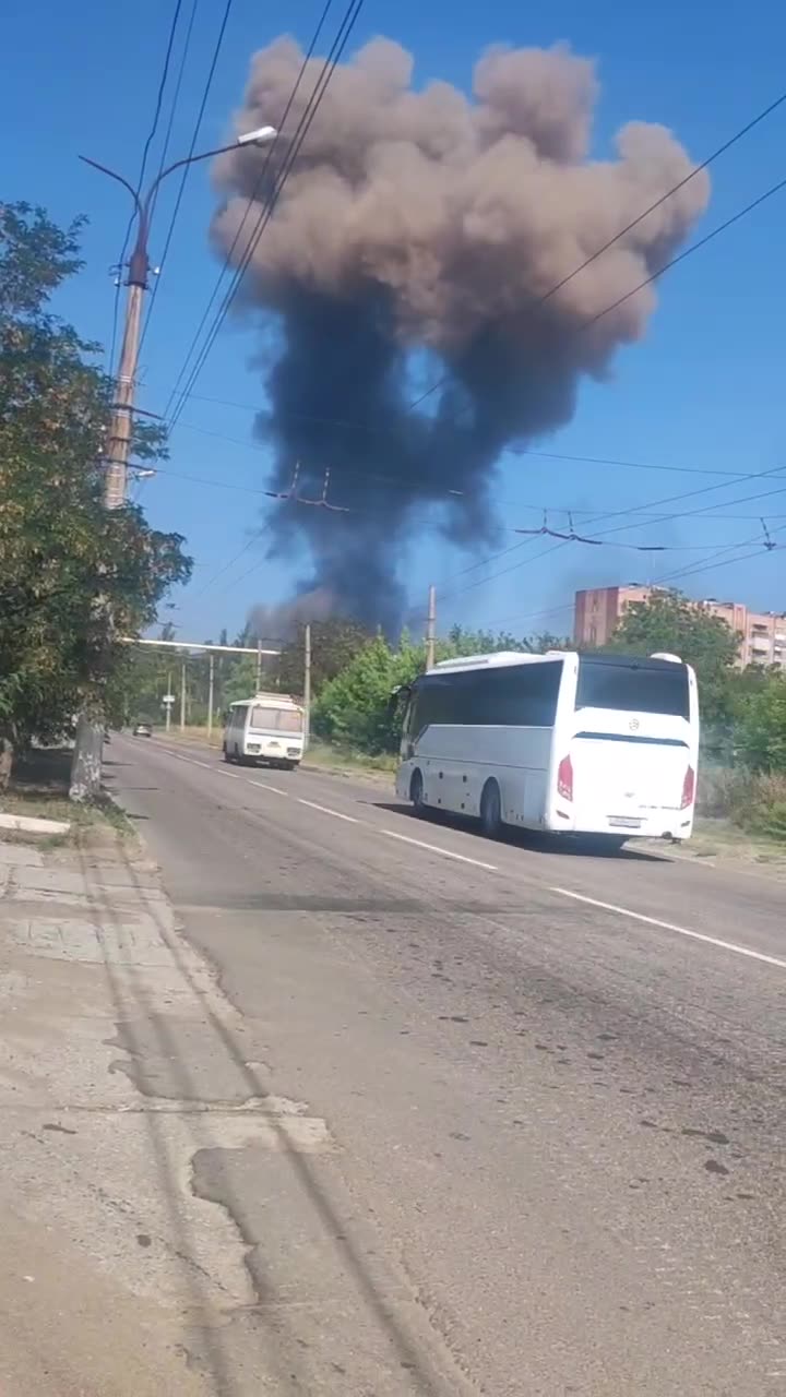 Es va informar d'una violenta explosió a Horlivka