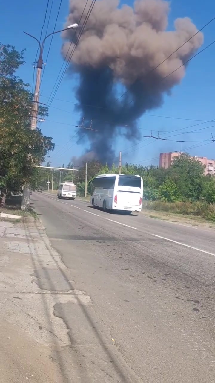 Une violente explosion a été signalée à Horlivka