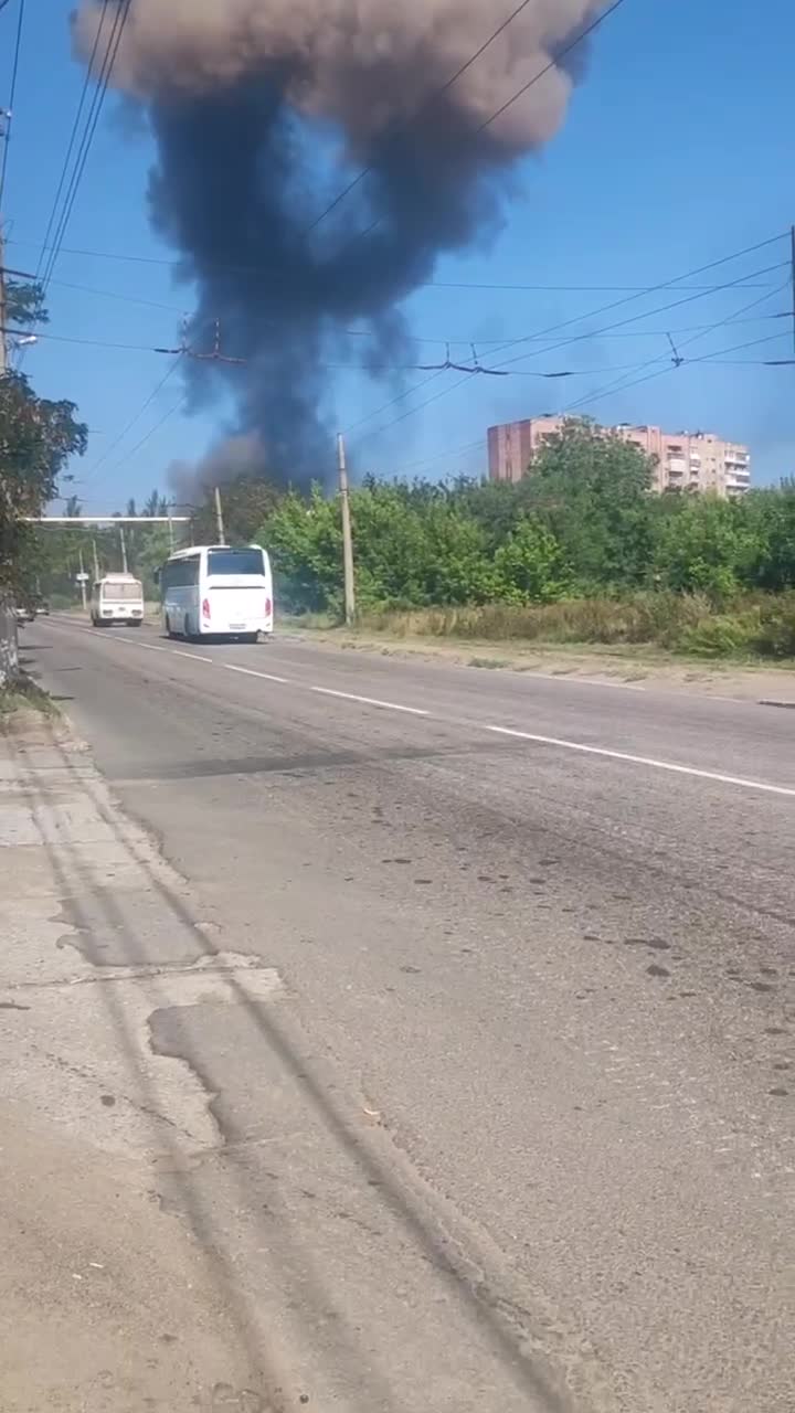 Violent explosion was reported in Horlivka