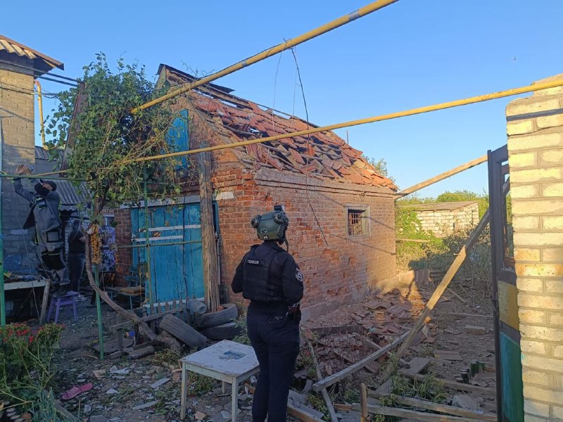 1 Person getötet, eine weitere verwundet infolge des russischen Beschusses in Kostjantyniwka heute, zusätzlich wurde 1 Person in Torezk getötet